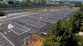 חניון תחנת הרכבת הרצליה, צילום: דוברות עיריית הרצליה